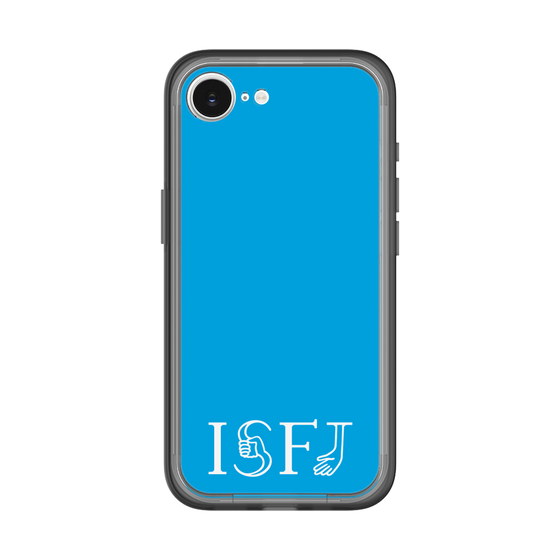Slim Protection Premium Case［ Original - ISFJ Defender - Alphabet - Blue ］