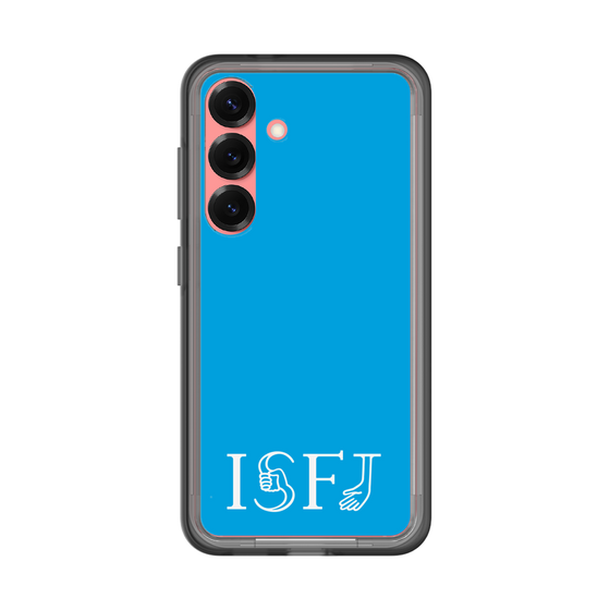 Slim Protection Premium Case［ Original - ISFJ Defender - Alphabet - Blue ］