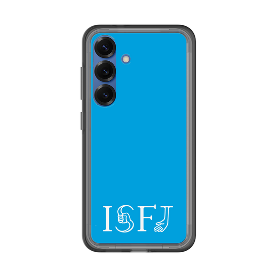 Slim Protection Premium Case［ Original - ISFJ Defender - Alphabet - Blue ］