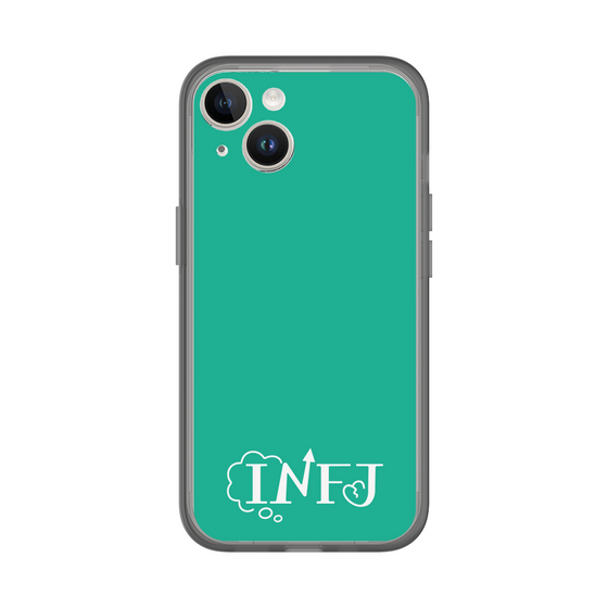 Slim Protection Premium Case［ オリジナル - INFJ 提唱者 - アルファベット - Green ］