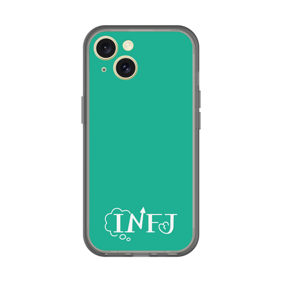 Slim Protection Premium Case［ オリジナル - INFJ 提唱者 - アルファベット - Green ］