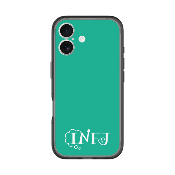 Slim Protection Premium Case［ オリジナル - INFJ 提唱者 - アルファベット - Green ］