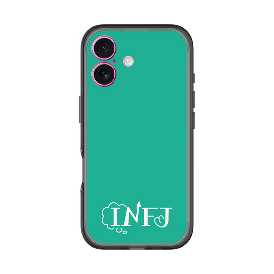Slim Protection Premium Case［ オリジナル - INFJ 提唱者 - アルファベット - Green ］