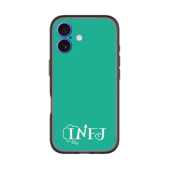 Slim Protection Premium Case［ オリジナル - INFJ 提唱者 - アルファベット - Green ］