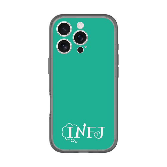 Slim Protection Premium Case［ オリジナル - INFJ 提唱者 - アルファベット - Green ］
