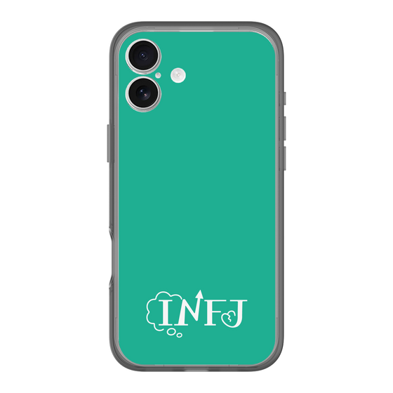 Slim Protection Premium Case［ オリジナル - INFJ 提唱者 - アルファベット - Green ］