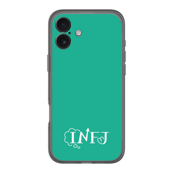 Slim Protection Premium Case［ オリジナル - INFJ 提唱者 - アルファベット - Green ］