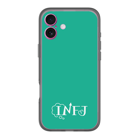 Slim Protection Premium Case［ オリジナル - INFJ 提唱者 - アルファベット - Green ］