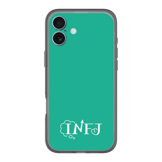 Slim Protection Premium Case［ オリジナル - INFJ 提唱者 - アルファベット - Green ］