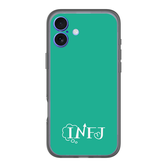 Slim Protection Premium Case［ オリジナル - INFJ 提唱者 - アルファベット - Green ］