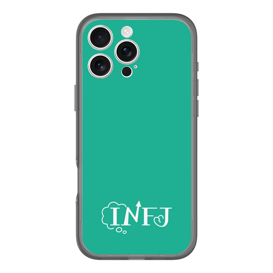 Slim Protection Premium Case［ オリジナル - INFJ 提唱者 - アルファベット - Green ］