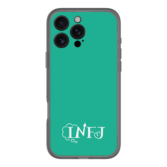 Slim Protection Premium Case［ オリジナル - INFJ 提唱者 - アルファベット - Green ］