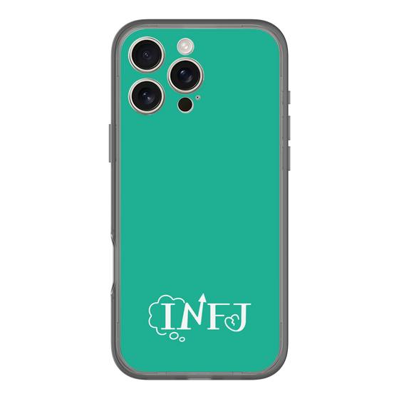 Slim Protection Premium Case［ オリジナル - INFJ 提唱者 - アルファベット - Green ］