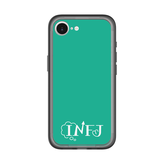 Slim Protection Premium Case［ Original - INFJ Advocate - Alphabet - Green ］