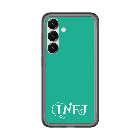 Slim Protection Premium Case［ Original - INFJ Advocate - Alphabet - Green ］