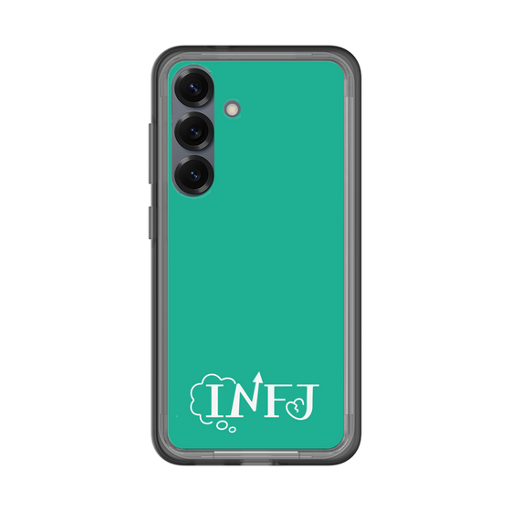 Slim Protection Premium Case［ Original - INFJ Advocate - Alphabet - Green ］