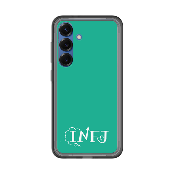 Slim Protection Premium Case［ Original - INFJ Advocate - Alphabet - Green ］