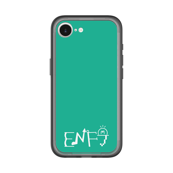 Slim Protection Premium Case［ Original - ENFJ Protagonist - Alphabet - Green ］