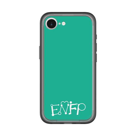 Slim Protection Premium Case［ Original - ENFP Campaigner - Alphabet - Green ］