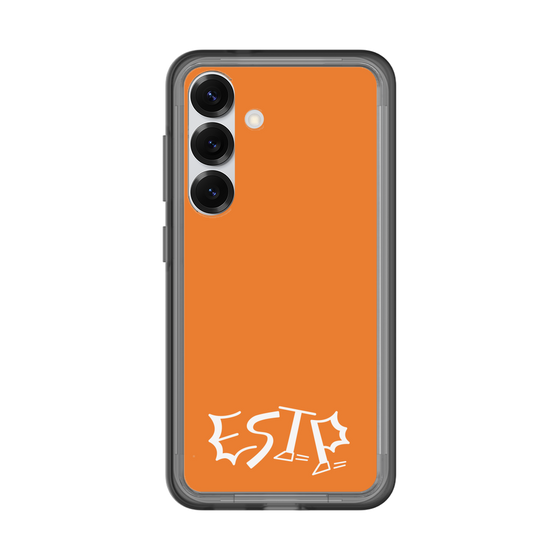 Slim Protection Premium Case［ Original - ESTP Entrepreneur - Alphabet - Orange ］