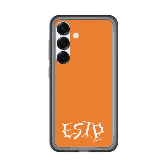 Slim Protection Premium Case［ Original - ESTP Entrepreneur - Alphabet - Orange ］