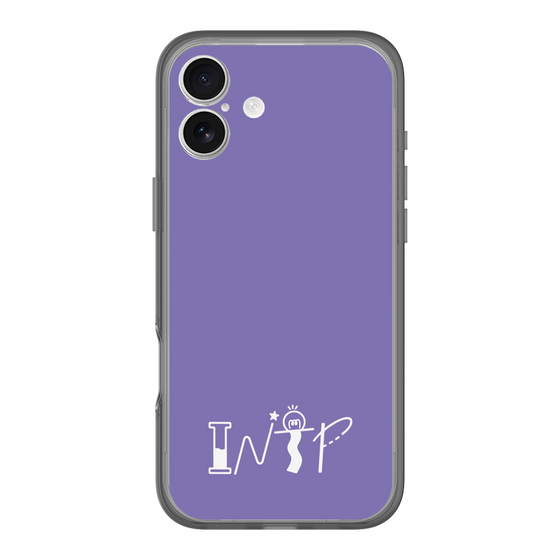 Slim Protection Premium Case［ オリジナル - INTP 論理学者 - アルファベット - Purple ］