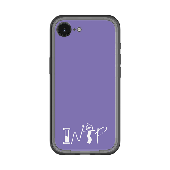 Slim Protection Premium Case［ Original - INTP Logician - Alphabet - Purple ］