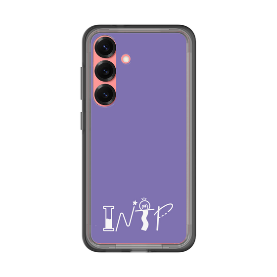 Slim Protection Premium Case［ Original - INTP Logician - Alphabet - Purple ］