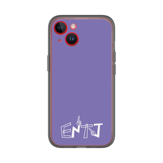 Slim Protection Premium Case［ オリジナル - ENTJ 指揮官 - アルファベット - Purple ］