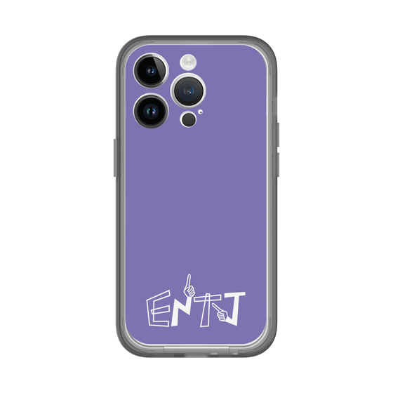 Slim Protection Premium Case［ オリジナル - ENTJ 指揮官 - アルファベット - Purple ］