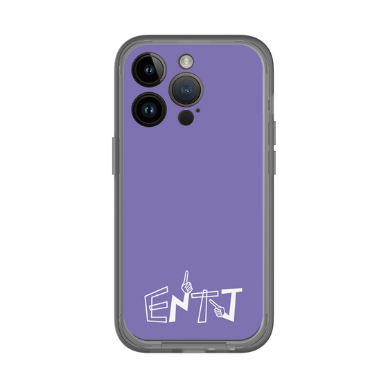 Slim Protection Premium Case［ オリジナル - ENTJ 指揮官 - アルファベット - Purple ］