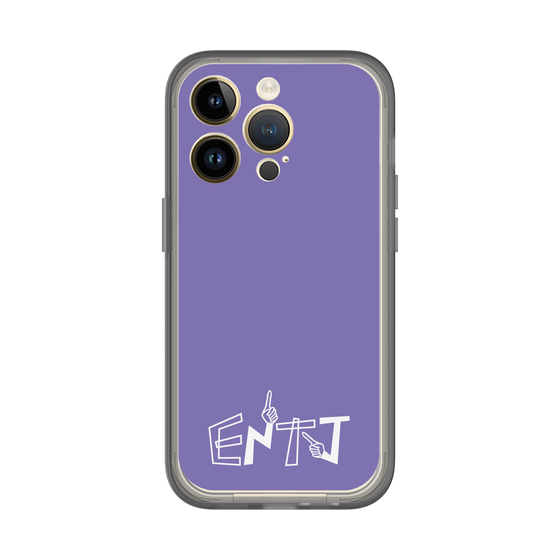Slim Protection Premium Case［ オリジナル - ENTJ 指揮官 - アルファベット - Purple ］