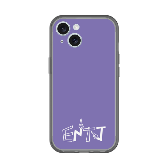 Slim Protection Premium Case［ オリジナル - ENTJ 指揮官 - アルファベット - Purple ］
