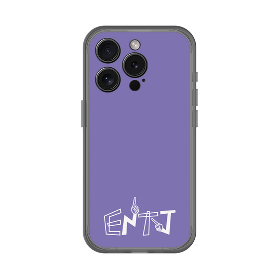 Slim Protection Premium Case［ オリジナル - ENTJ 指揮官 - アルファベット - Purple ］