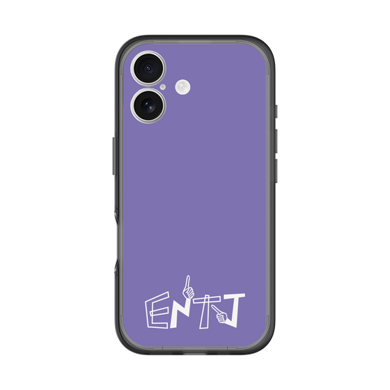 Slim Protection Premium Case［ オリジナル - ENTJ 指揮官 - アルファベット - Purple ］