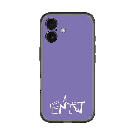 Slim Protection Premium Case［ オリジナル - ENTJ 指揮官 - アルファベット - Purple ］