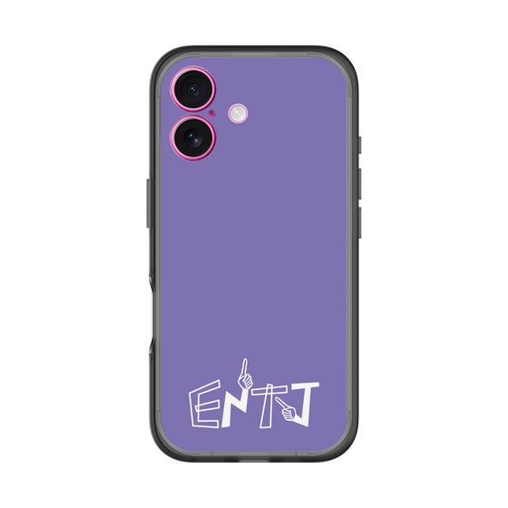 Slim Protection Premium Case［ オリジナル - ENTJ 指揮官 - アルファベット - Purple ］