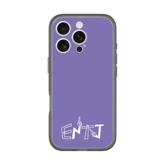 Slim Protection Premium Case［ オリジナル - ENTJ 指揮官 - アルファベット - Purple ］