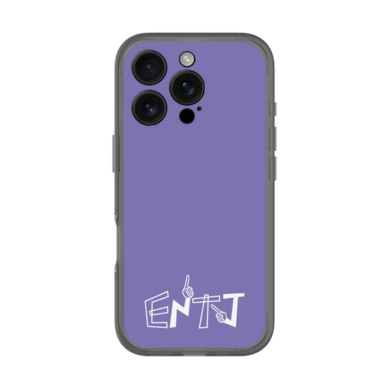 Slim Protection Premium Case［ オリジナル - ENTJ 指揮官 - アルファベット - Purple ］