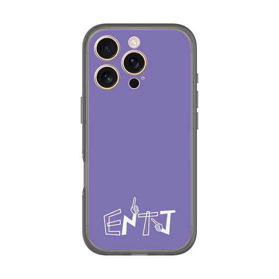 Slim Protection Premium Case［ オリジナル - ENTJ 指揮官 - アルファベット - Purple ］