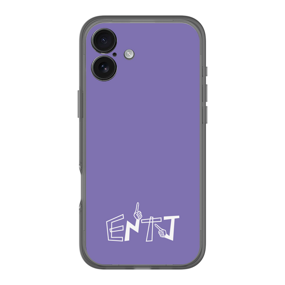 Slim Protection Premium Case［ オリジナル - ENTJ 指揮官 - アルファベット - Purple ］