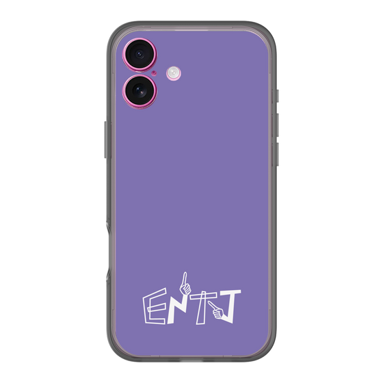Slim Protection Premium Case［ オリジナル - ENTJ 指揮官 - アルファベット - Purple ］