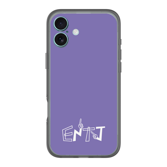 Slim Protection Premium Case［ オリジナル - ENTJ 指揮官 - アルファベット - Purple ］