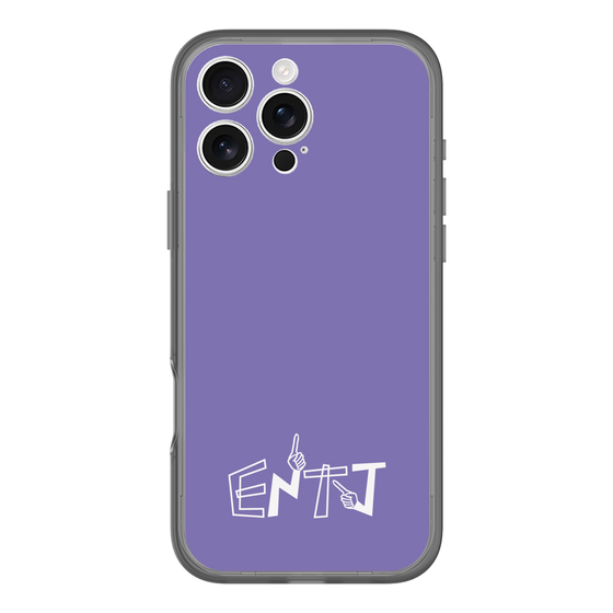 Slim Protection Premium Case［ オリジナル - ENTJ 指揮官 - アルファベット - Purple ］