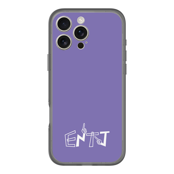 Slim Protection Premium Case［ オリジナル - ENTJ 指揮官 - アルファベット - Purple ］