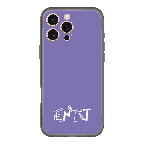 Slim Protection Premium Case［ オリジナル - ENTJ 指揮官 - アルファベット - Purple ］