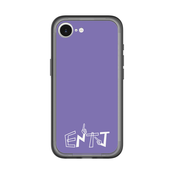 Slim Protection Premium Case［ Original - ENTJ Commander - Alphabet - Purple ］