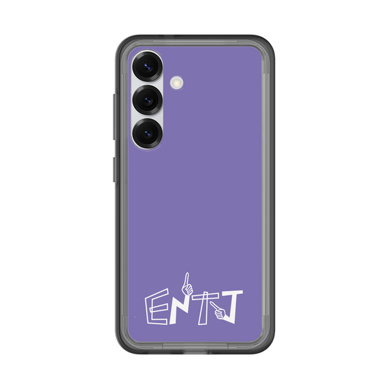 Slim Protection Premium Case［ Original - ENTJ Commander - Alphabet - Purple ］
