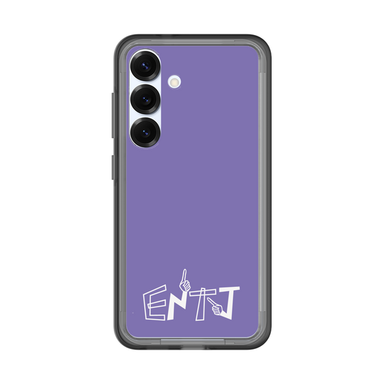 Slim Protection Premium Case［ Original - ENTJ Commander - Alphabet - Purple ］