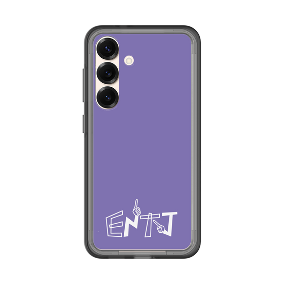 Slim Protection Premium Case［ Original - ENTJ Commander - Alphabet - Purple ］